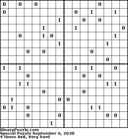 Binary Puzzle