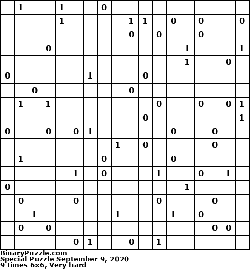 Binary Puzzle