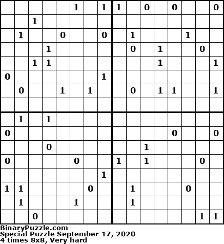 Binary Puzzle