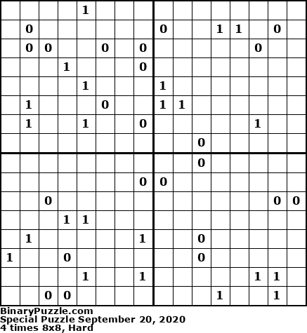 Binary Puzzle