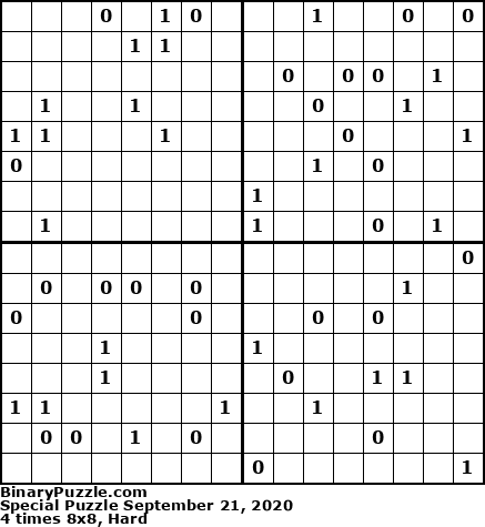 Binary Puzzle