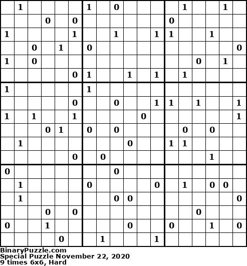 Binary Puzzle