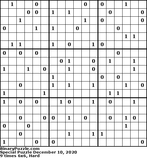 Binary Puzzle