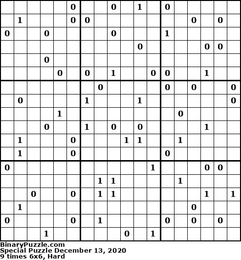 Binary Puzzle