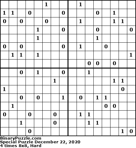 Binary Puzzle