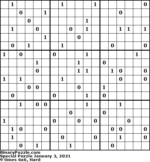 Binary Puzzle