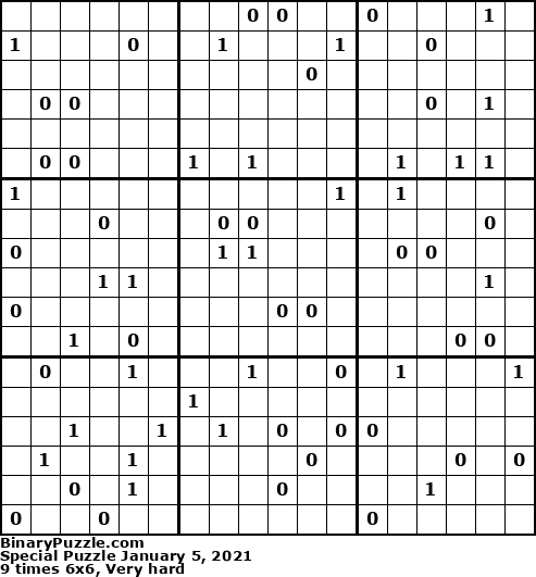 Binary Puzzle