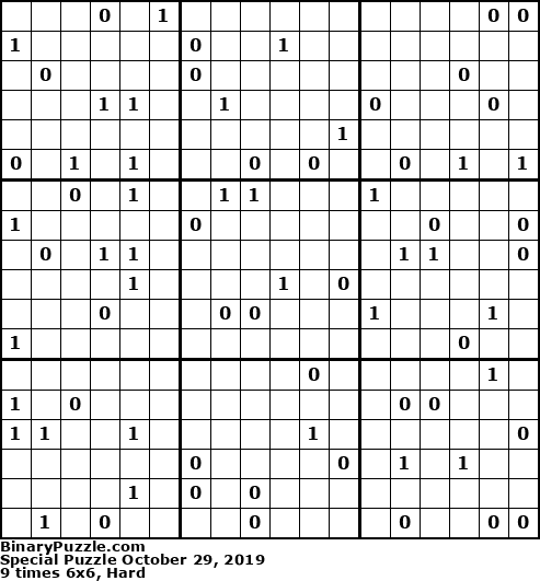 Binary Puzzle