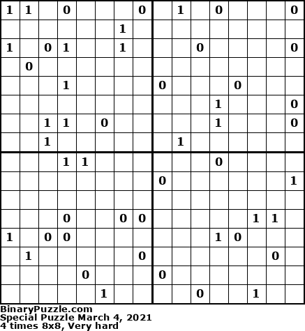 Binary Puzzle