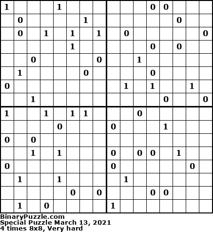 Binary Puzzle