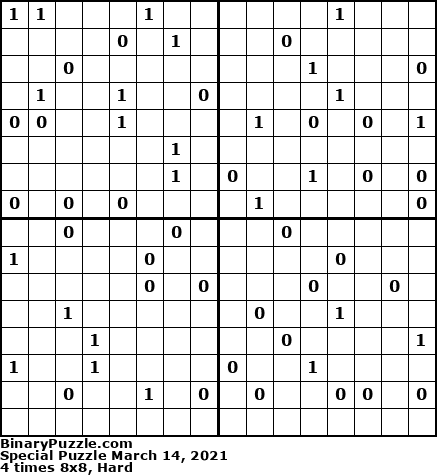 Binary Puzzle