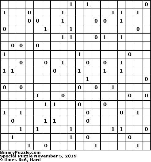 Binary Puzzle