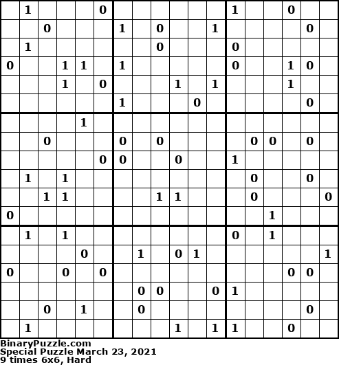 Binary Puzzle