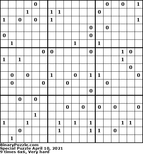 Binary Puzzle