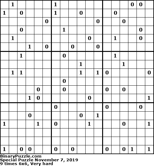 Binary Puzzle