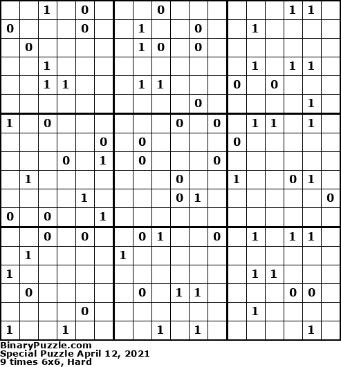 Binary Puzzle