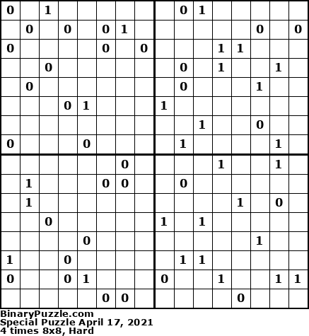 Binary Puzzle