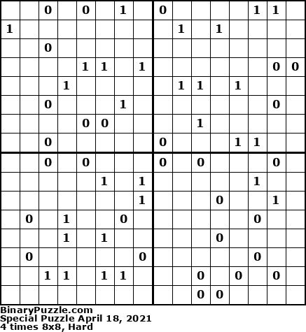 Binary Puzzle