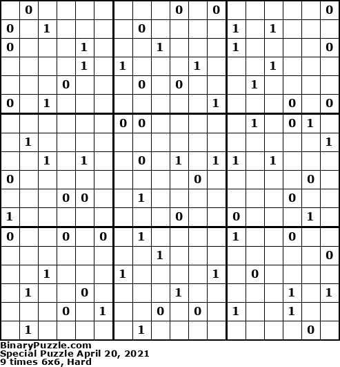 Binary Puzzle