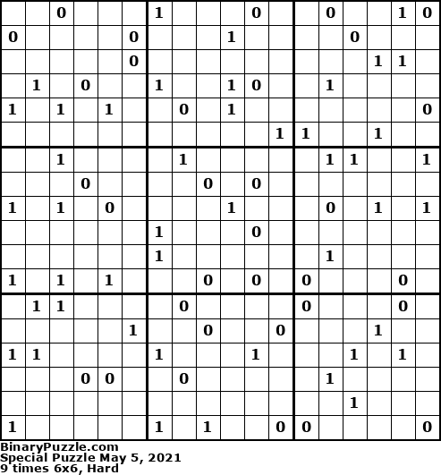 Binary Puzzle