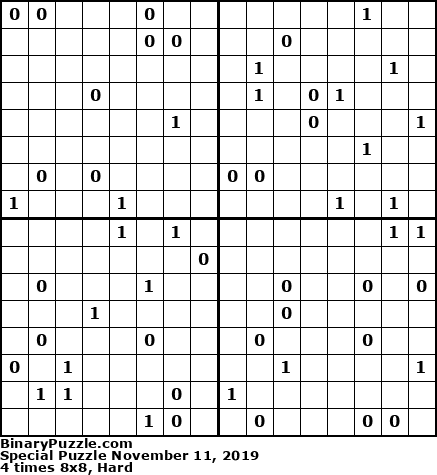 Binary Puzzle