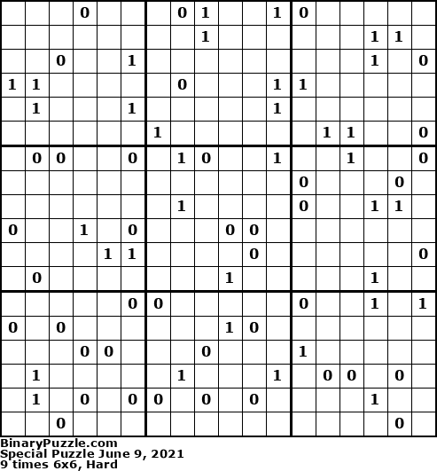 Binary Puzzle