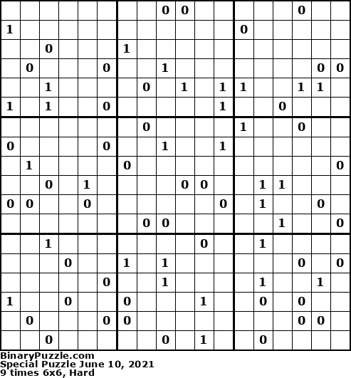 Binary Puzzle