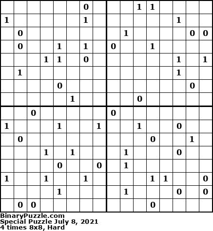 Binary Puzzle