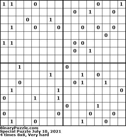 Binary Puzzle