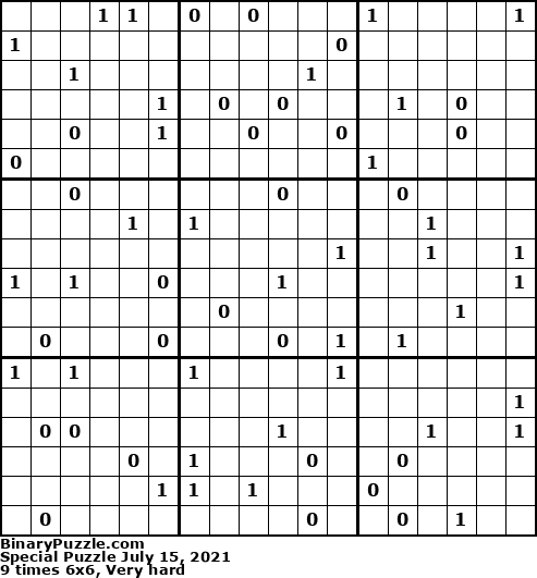 Binary Puzzle