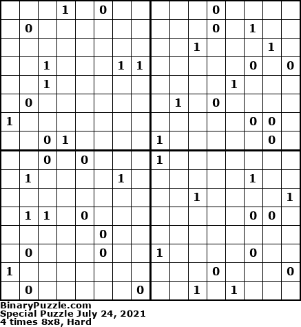 Binary Puzzle