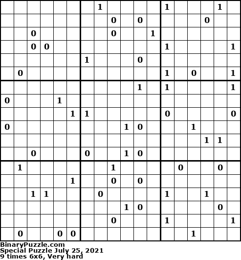 Binary Puzzle