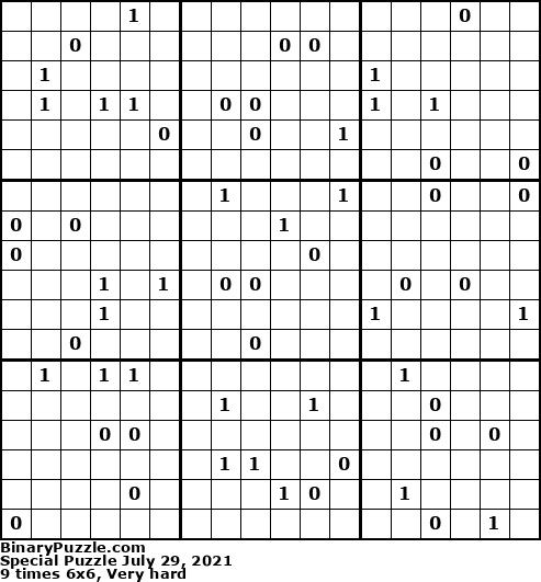 Binary Puzzle