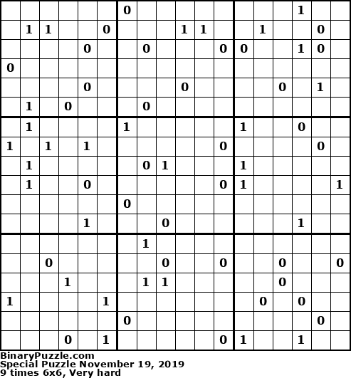 Binary Puzzle