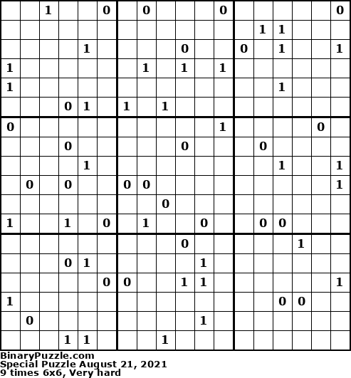 Binary Puzzle