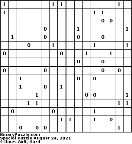 Binary Puzzle