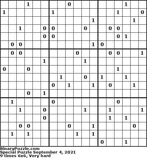 Binary Puzzle