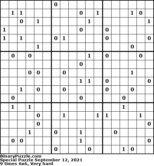 Binary Puzzle