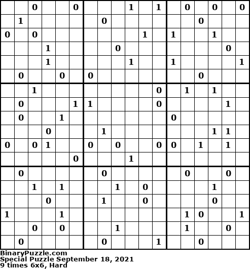 Binary Puzzle