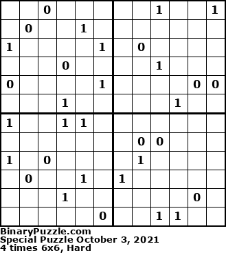 Binary Puzzle