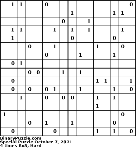 Binary Puzzle