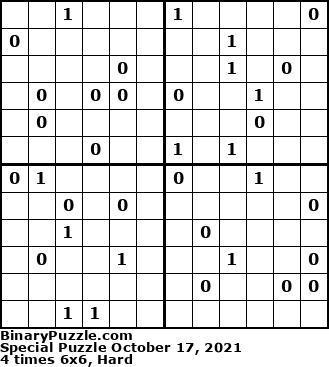 Binary Puzzle