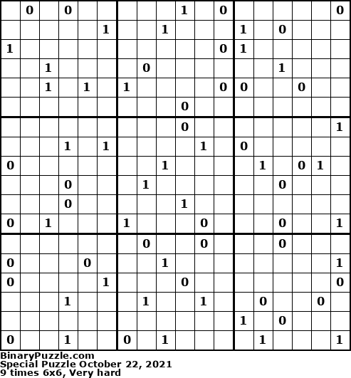 Binary Puzzle