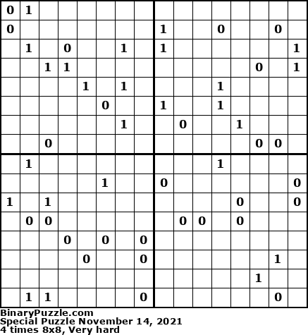 Binary Puzzle
