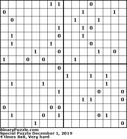 Binary Puzzle