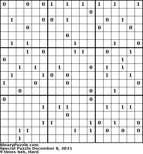 Binary Puzzle