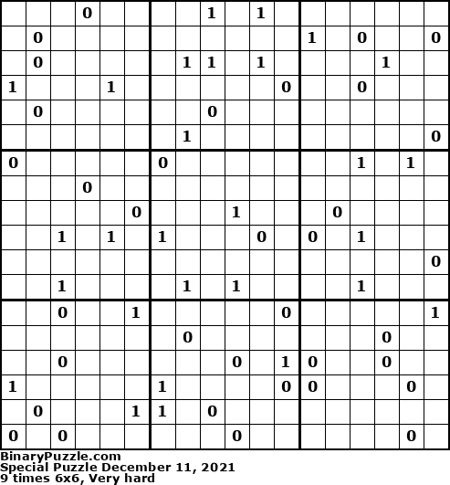 Binary Puzzle