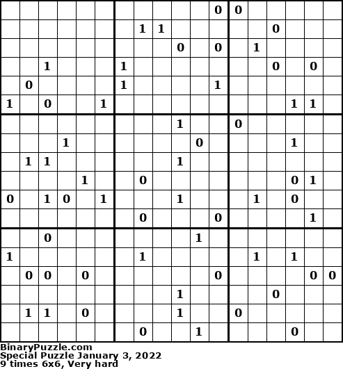 Binary Puzzle