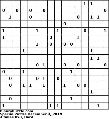 Binary Puzzle