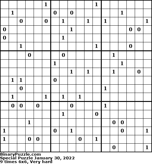Binary Puzzle